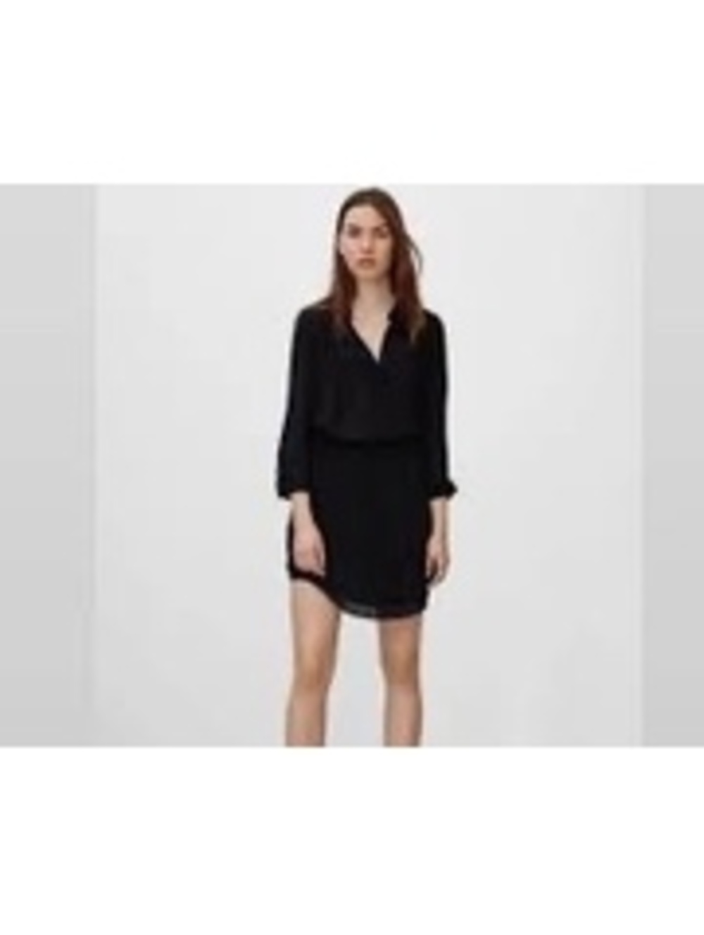 Aritzia Babaton Bennett Dress Black 100% Silk XS